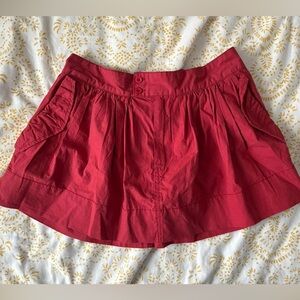 y2k low rise ruffle babydoll mini skirt